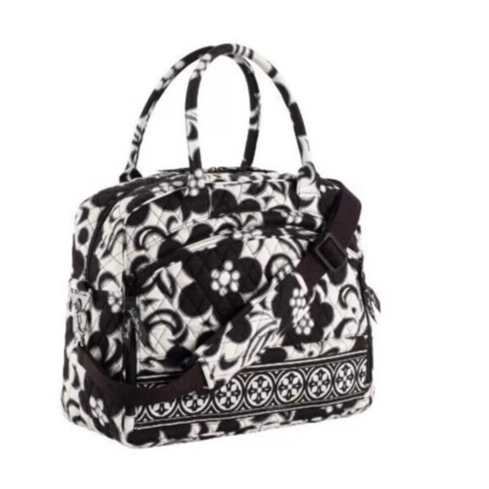 Vera Bradley Metropolitan Laptop Bag Night & Day Floral Travel Tote Commuter Bag